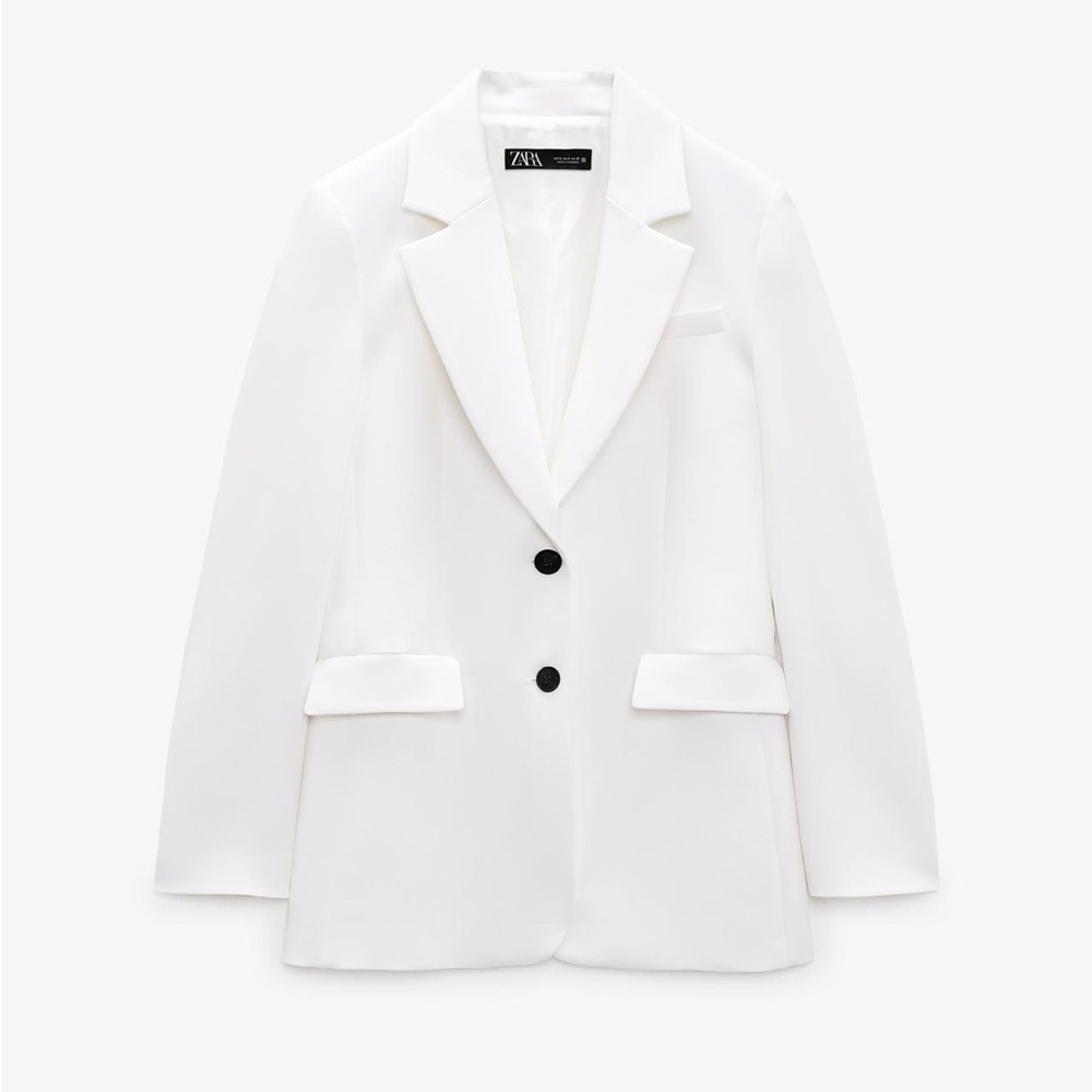 Zara White Blazer